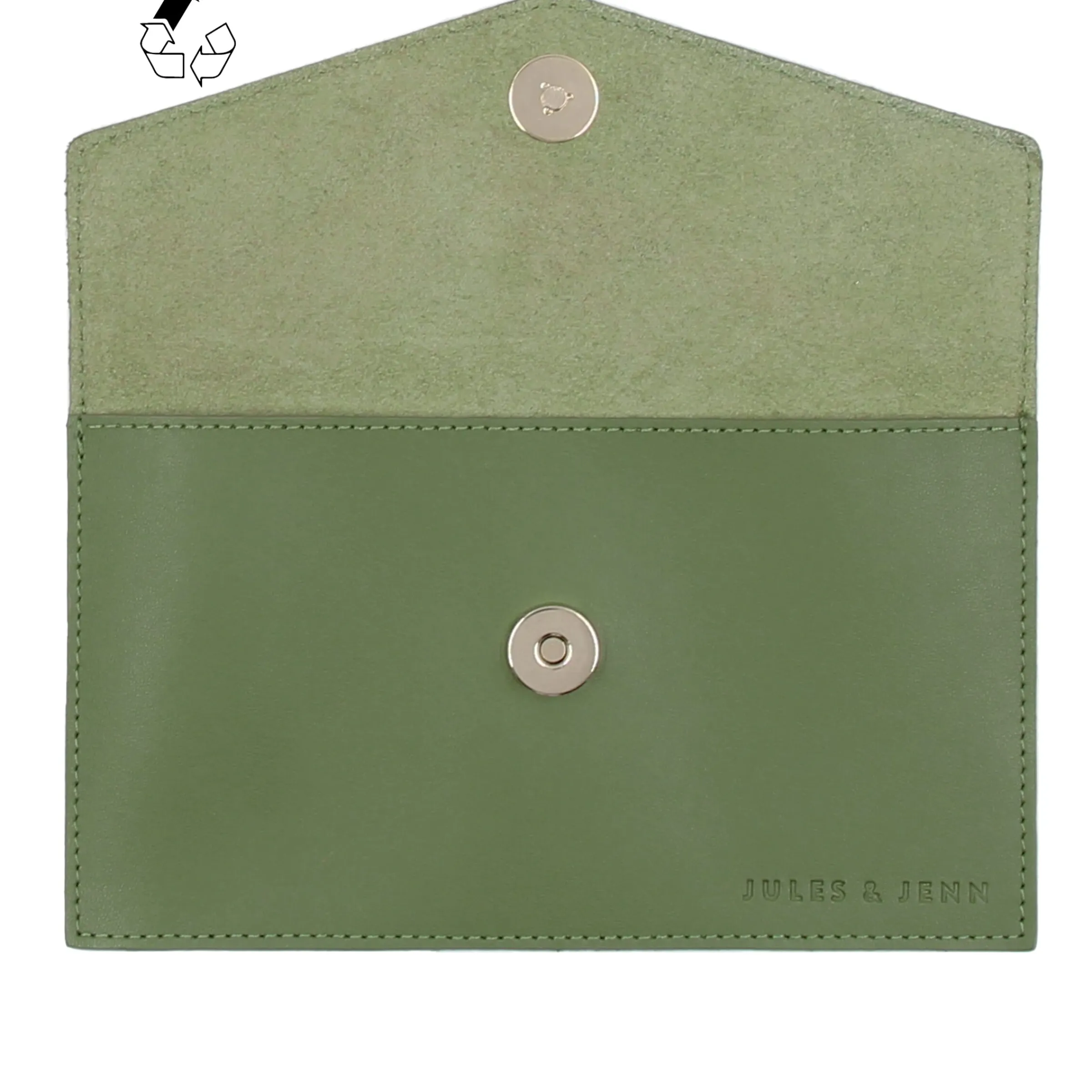 Femme JULES & JENN Dressing Recyclé | Pochettes | Pochette enveloppe cuir upcyclé