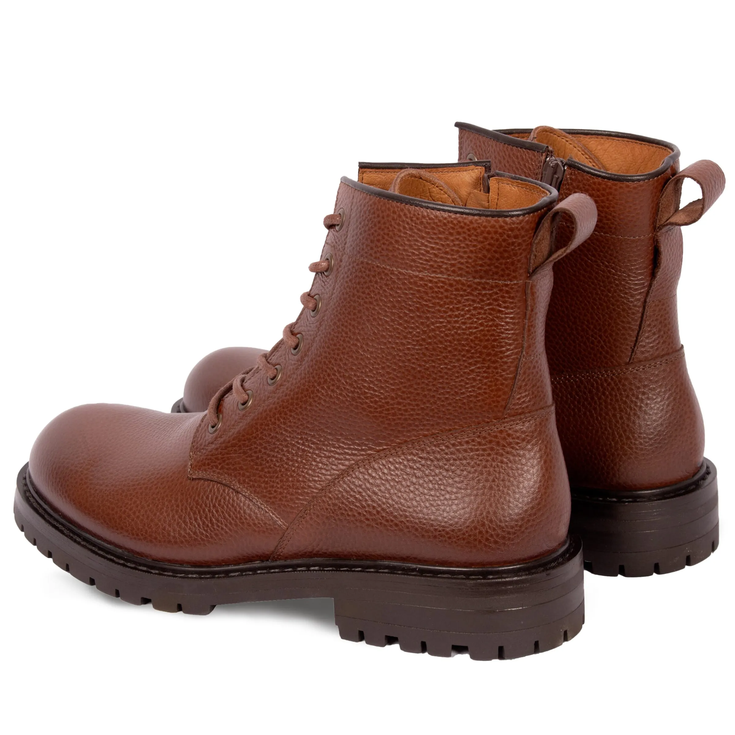 Homme JULES & JENN Boots | Ranger boots cuir grainé